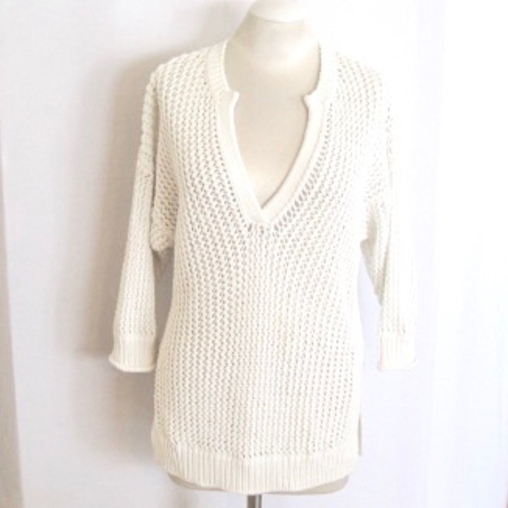 Joie Crochet Knit Sweater